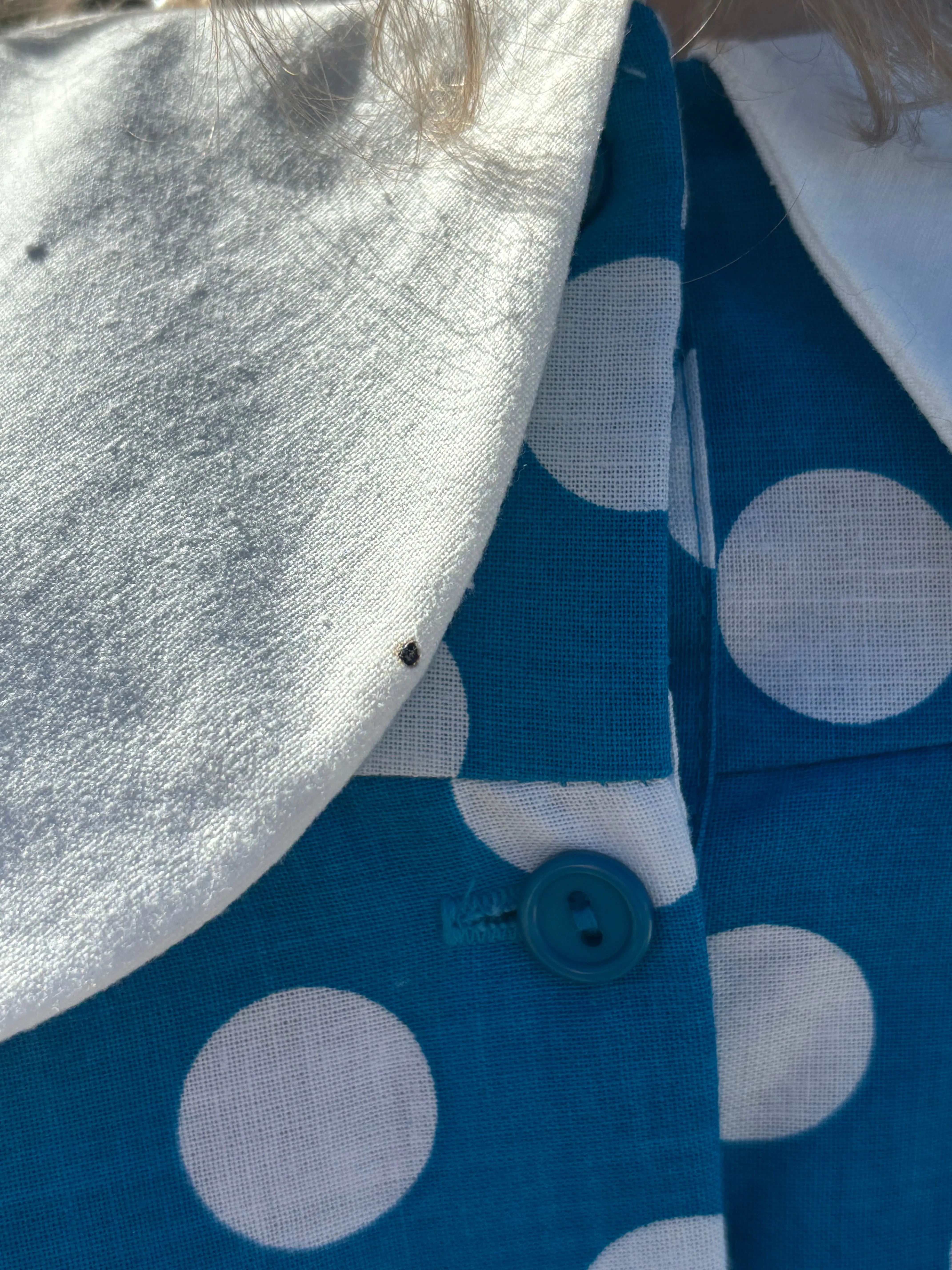 Bonnie Jean New York Polka dot smock dress