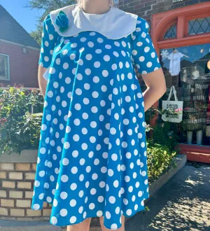 Bonnie Jean New York Polka dot smock dress