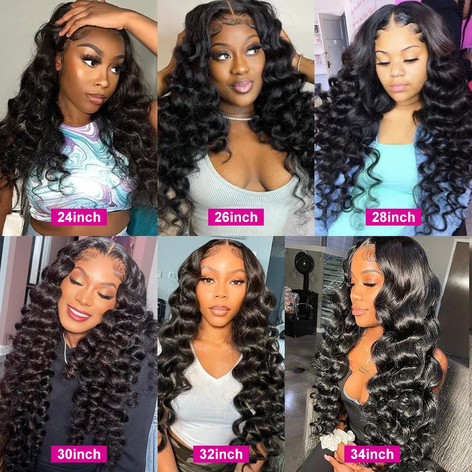 Brazilian Remy Human Hair Weave Bundles Loose Wave Bundles