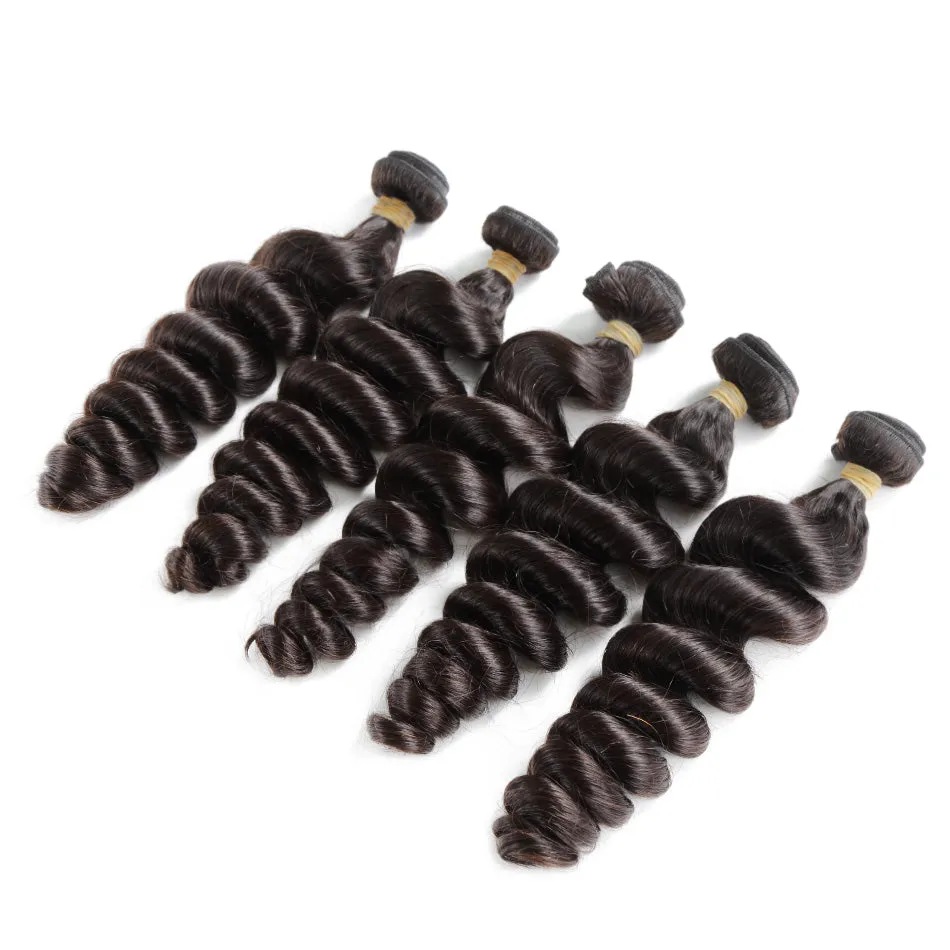 Brazilian Remy Human Hair Weave Bundles Loose Wave Bundles