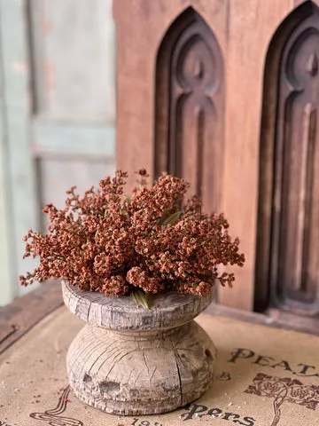 Bursting astilbe half sphere