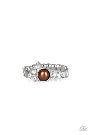 Center Stage Celebrity Brown Ring