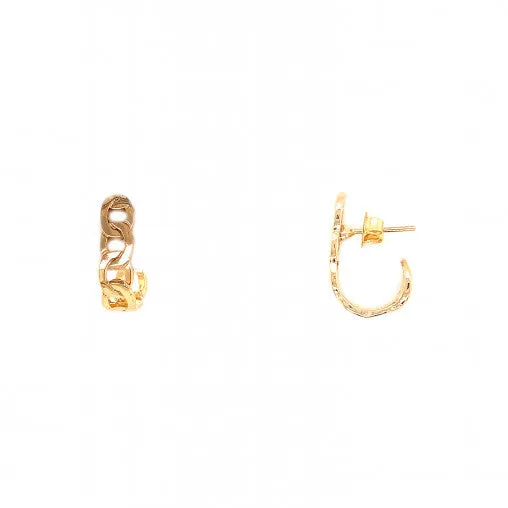 Chain Link Stud Earrings
