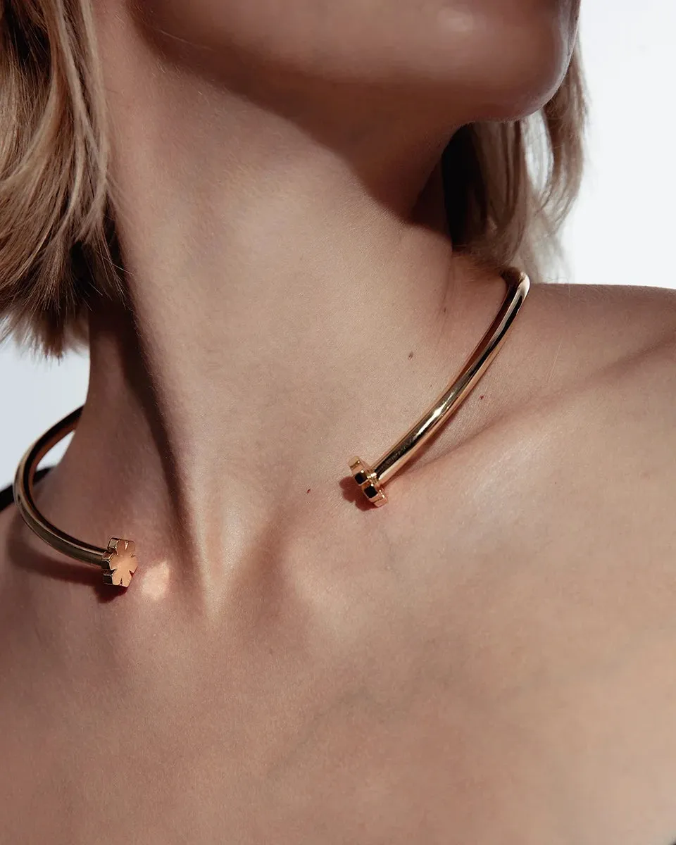 CHUNKY KALMUS NECK RING