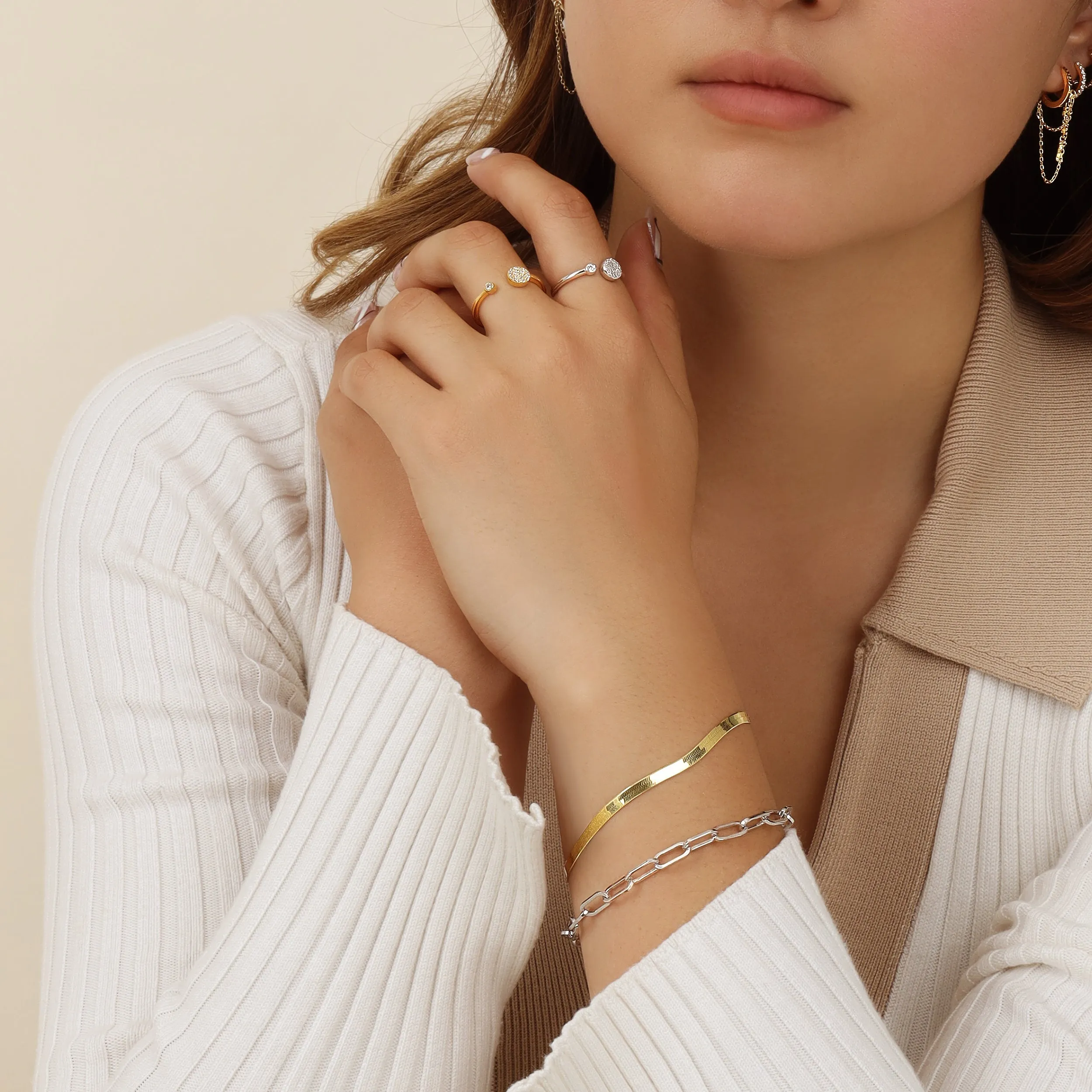 Chunky Paperclip Bracelet