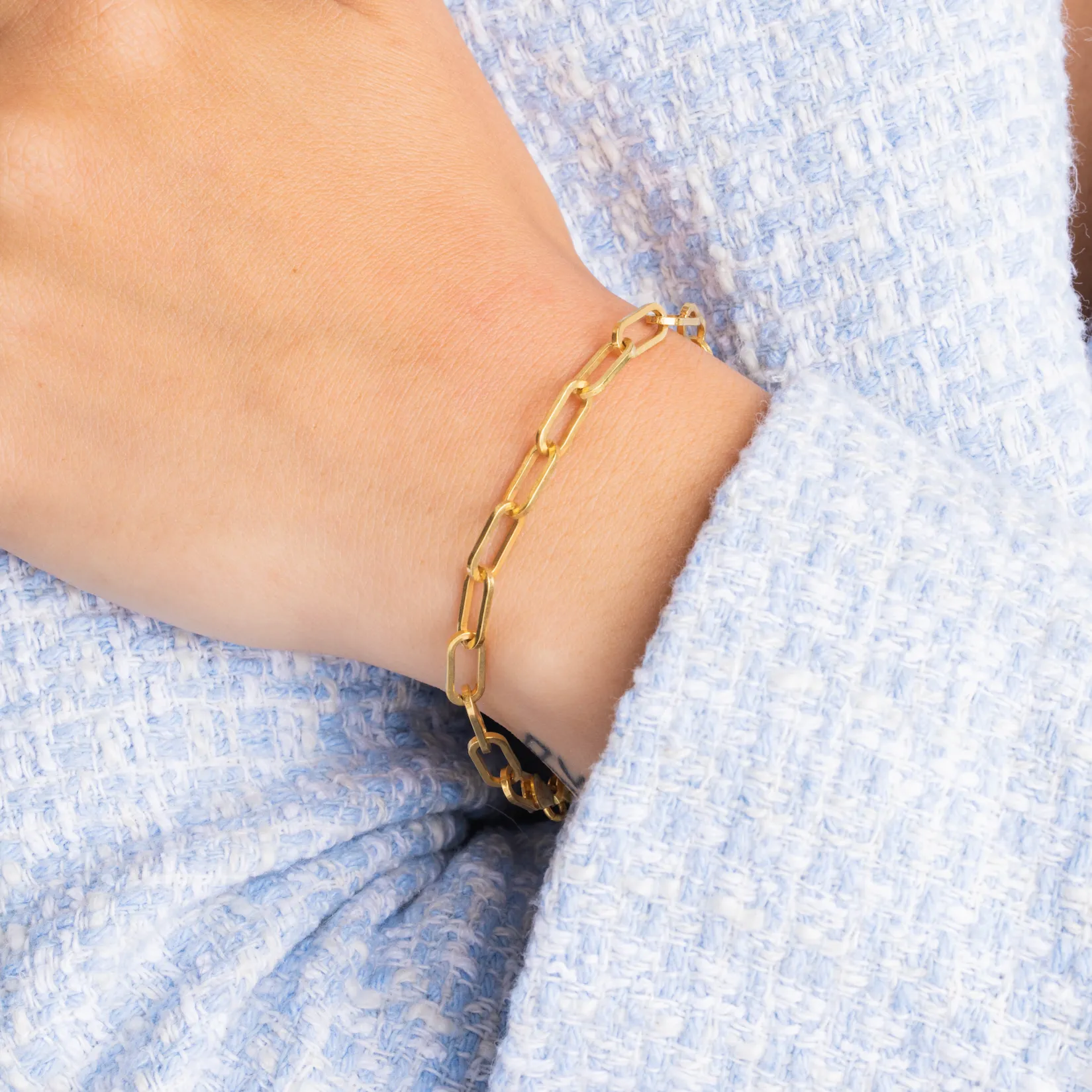 Chunky Paperclip Bracelet