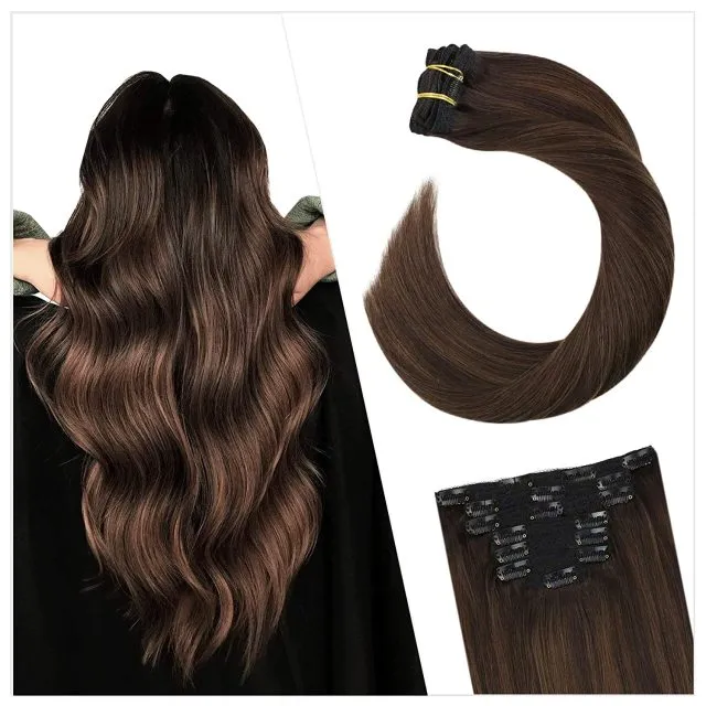 Clip in Human Hair Extensions Full Head 100g | 7 Pieces 100g/7Pcs Set