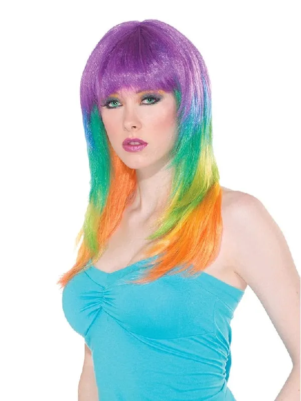 Club Candy Prism 80's Wig for Adults