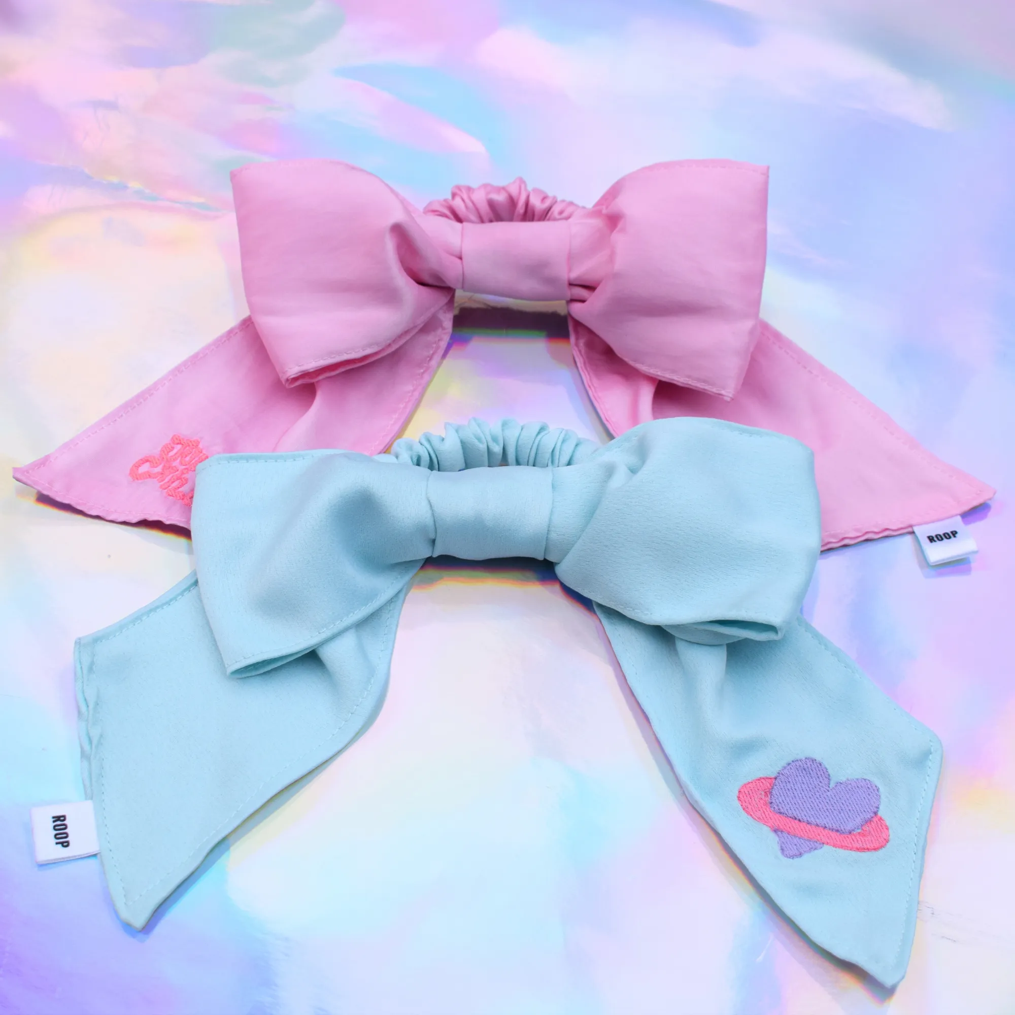 Cosmic Pink July Child x Roop Bow Scrunchie