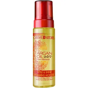 CREME NATURE ARGAN STYLE & SHINE FOAMING MOUSSE