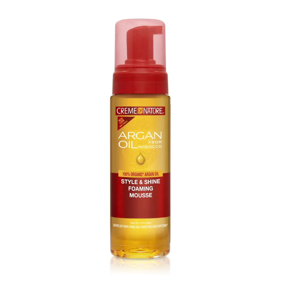 CREME OF NATURE Argan Oil Foaming Mousse