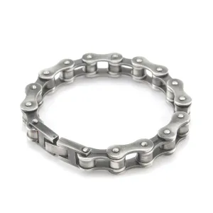 Cycolinks 10mm Retro Rustic Silver Bike Chain Bracelet