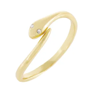 CZ Snake Ring