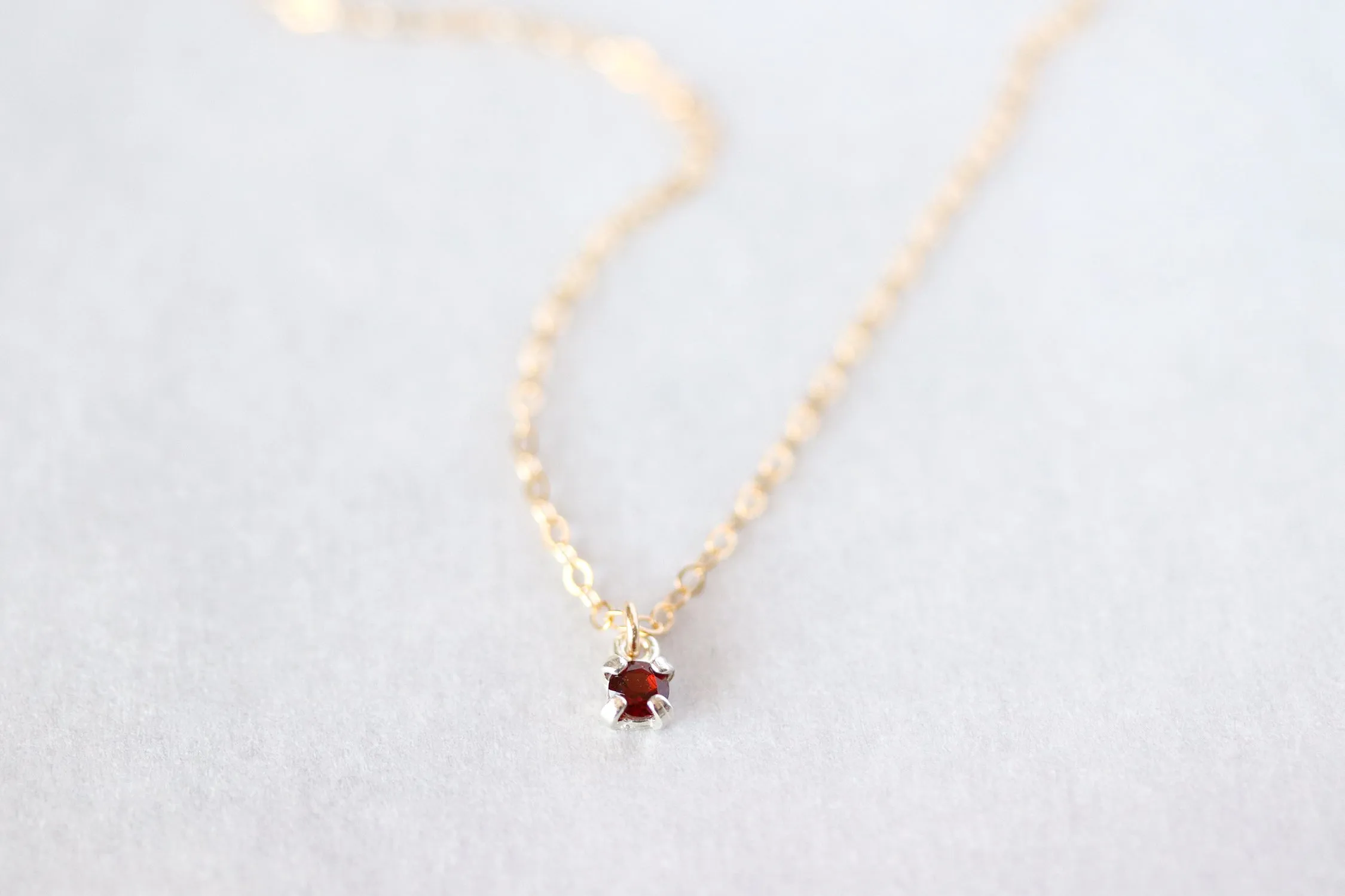 Dainty Gem Necklace