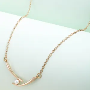 Dainty Pearl Detail Necklace