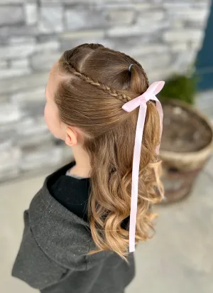 Dainty Pink Ribbon Bow