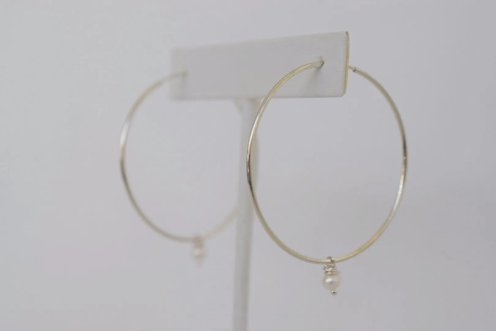 Dainty Sterling Silver Hoops
