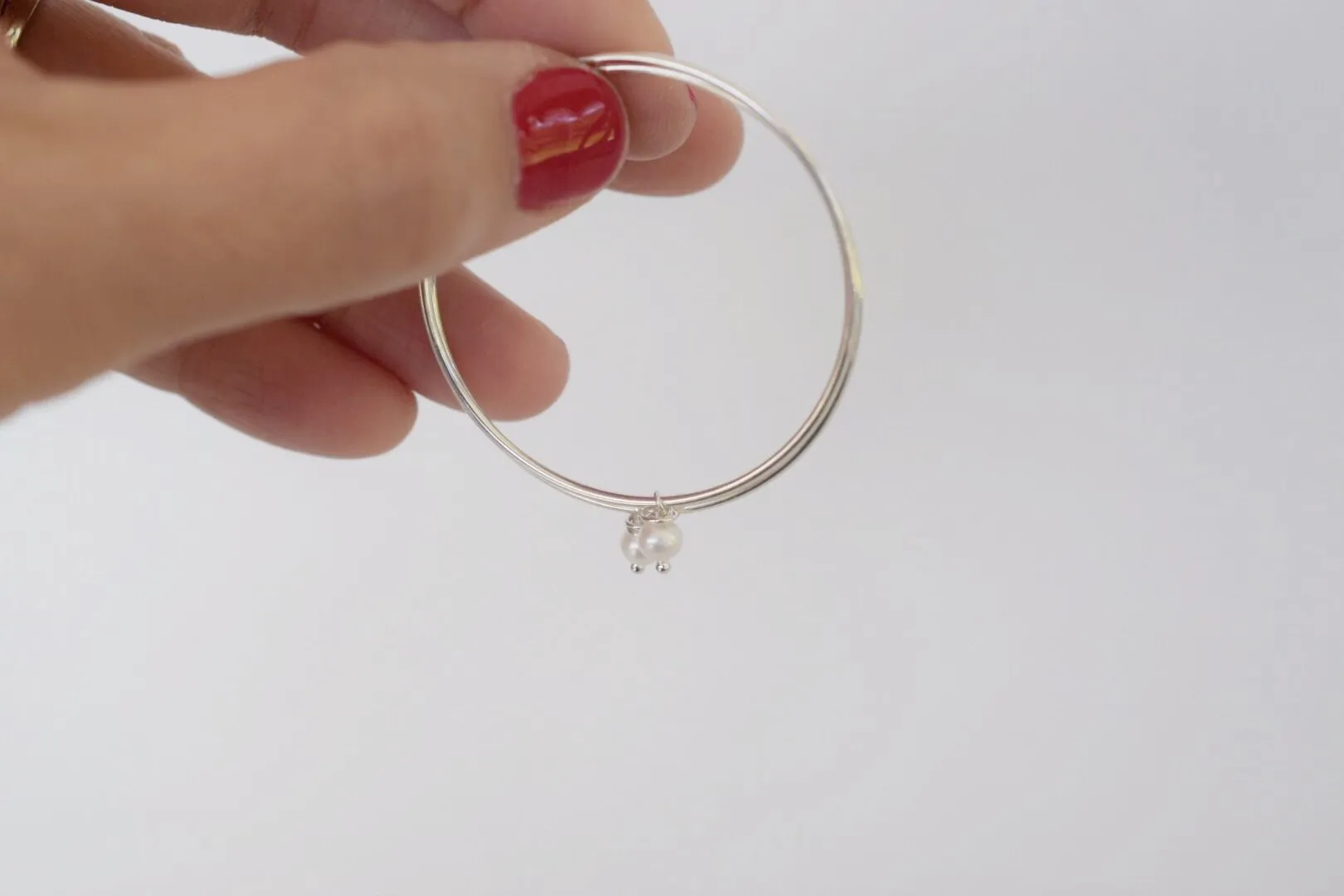 Dainty Sterling Silver Hoops