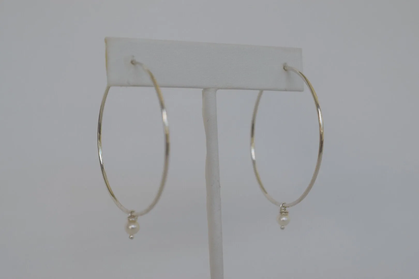 Dainty Sterling Silver Hoops