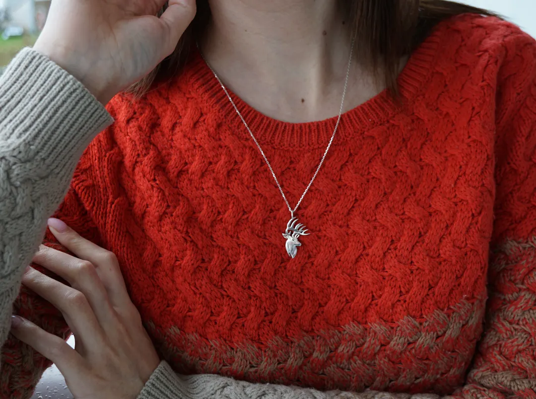 Deer necklace