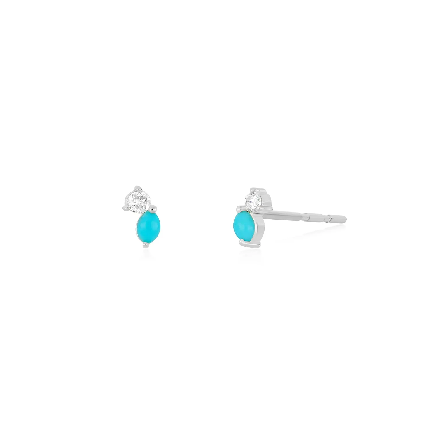 Double Treasure Stud Earring