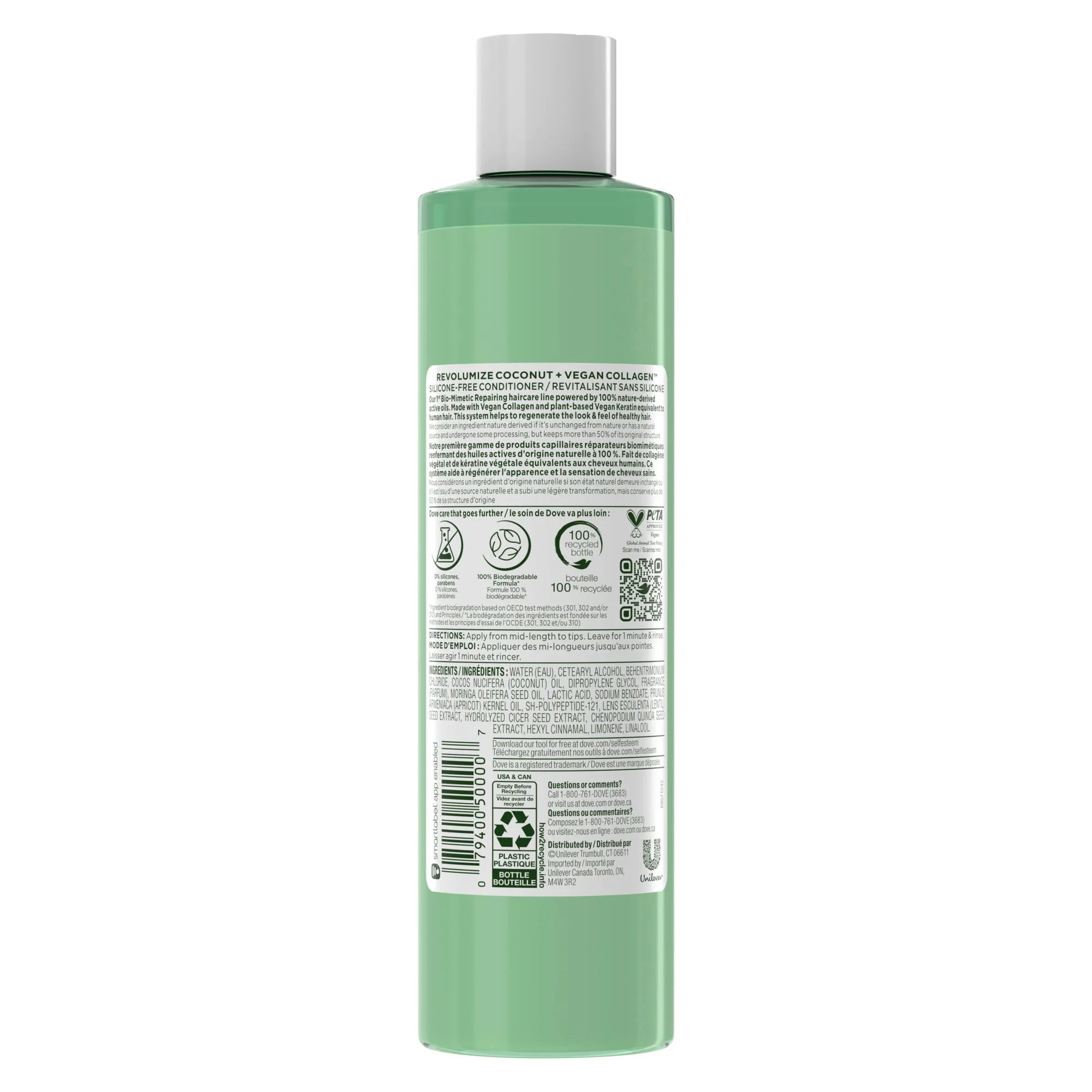 Dove RE AL Bio-Mimetic Care Revolumize Conditioner 295ml