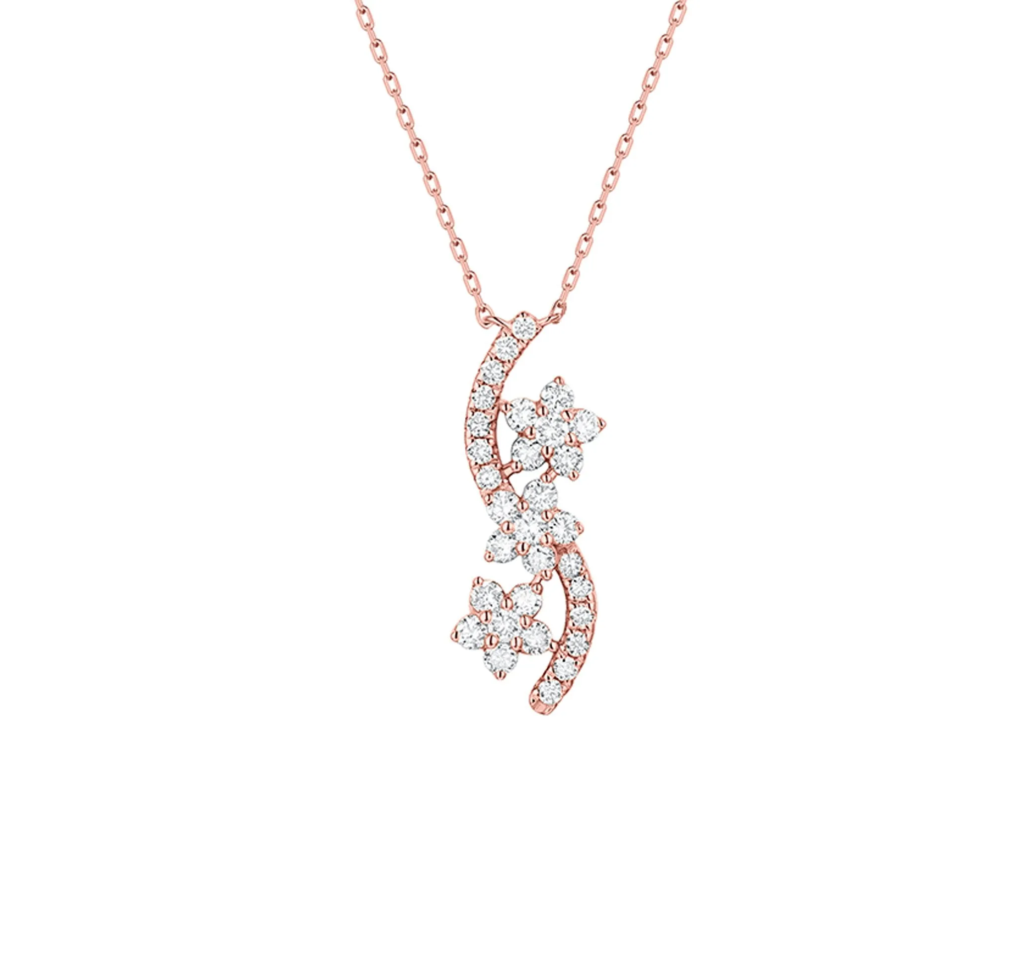 Drizzle 0.49ct Lab Grown Diamond Necklace <br> NL-00342WHT