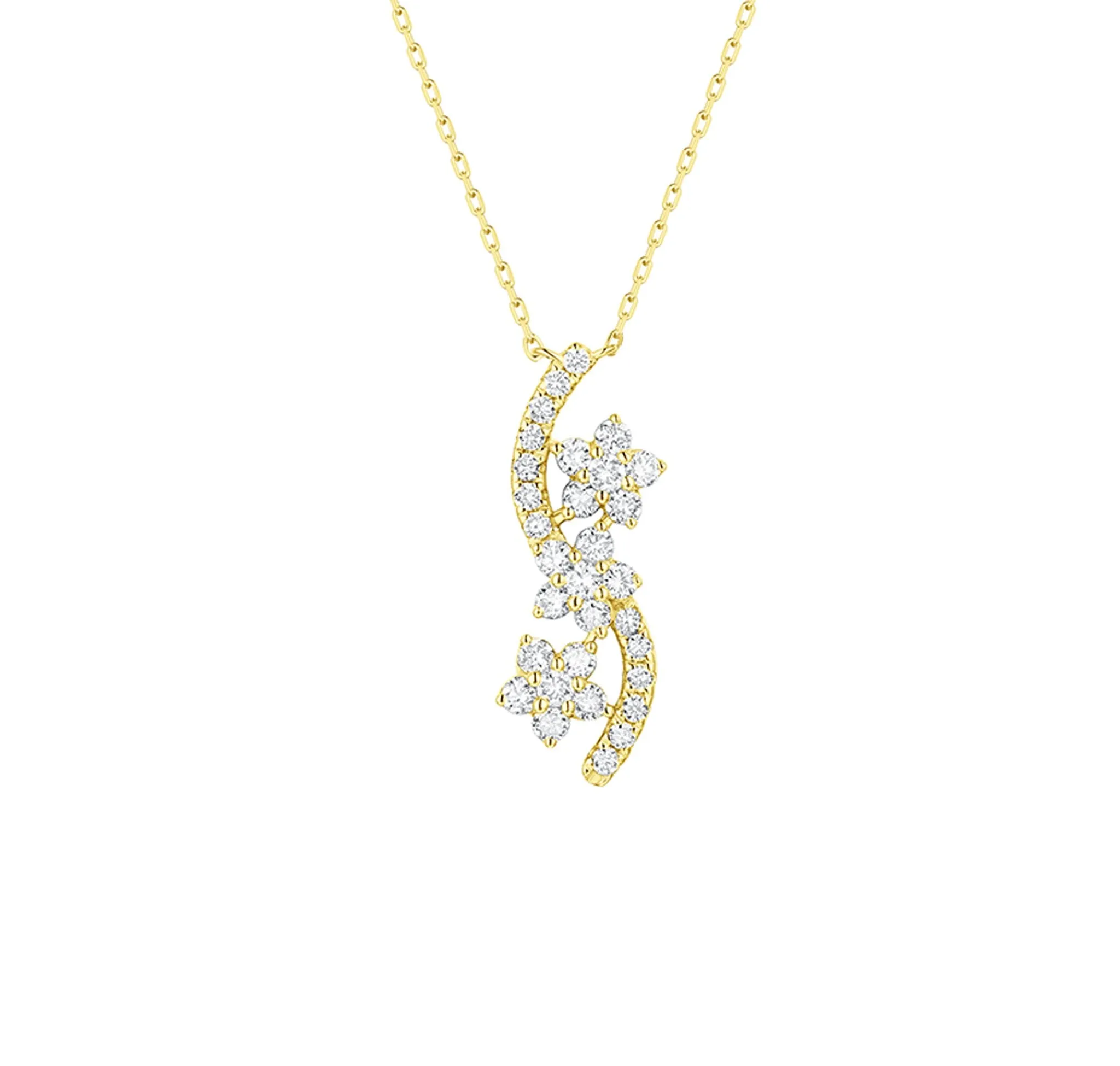 Drizzle 0.49ct Lab Grown Diamond Necklace <br> NL-00342WHT