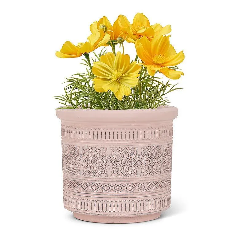 Embossed Band Planter-5"H