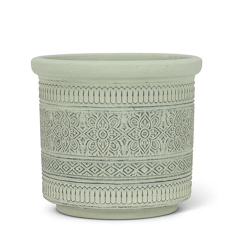 Embossed Band Planter-5"H