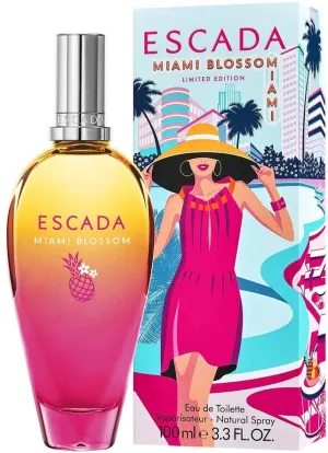 ESCADA MIAMI BLOSSOM LIMITED EDITION PERFUME FOR WOMEN EDT 100ml