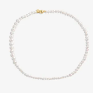 Essential Gold Vermeil Pearl Necklace