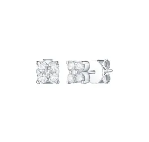 Essentials 0.43ct Petite Earrings <br> E-00407WHT
