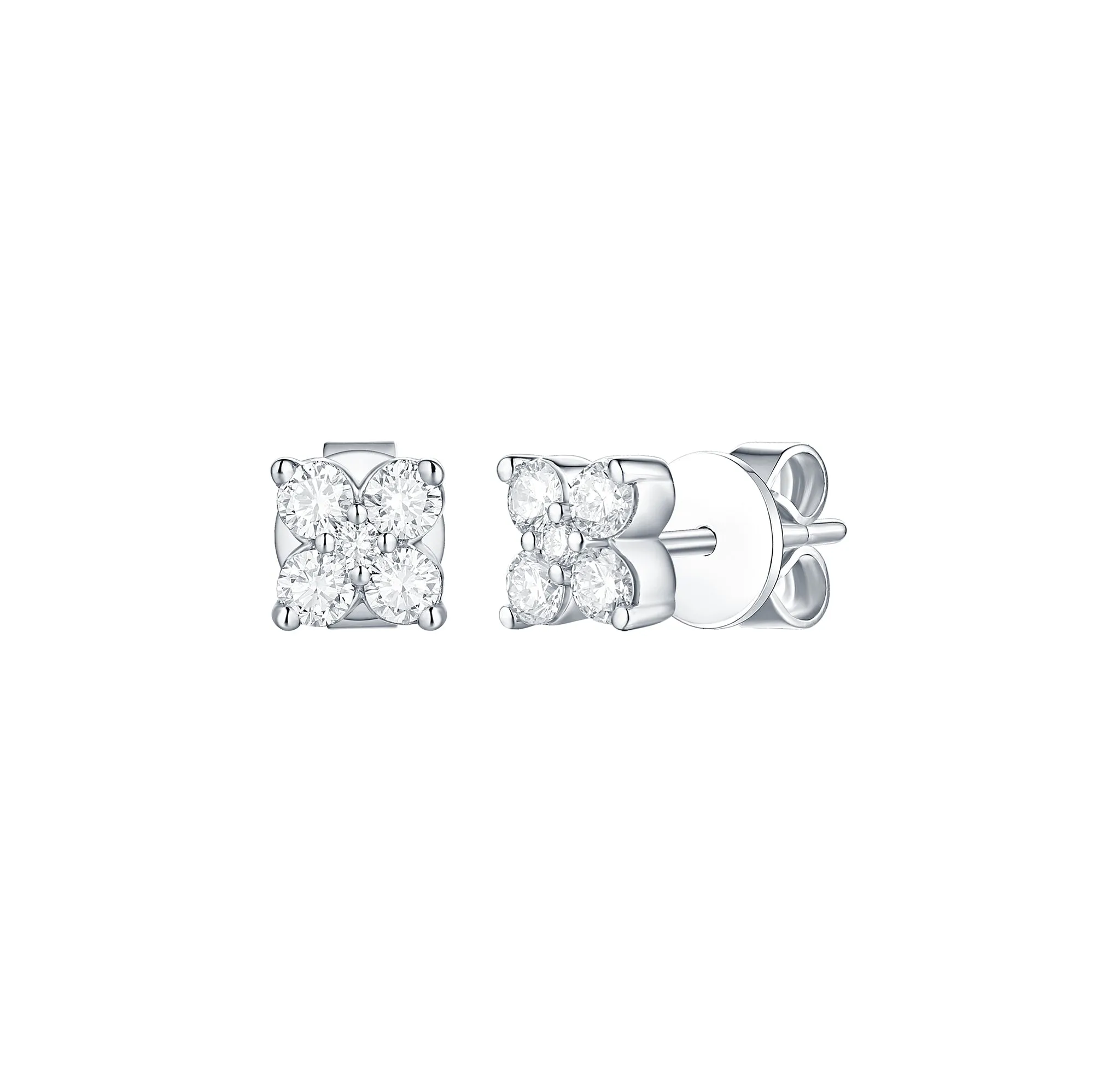 Essentials 0.43ct Petite Earrings <br> E-00407WHT