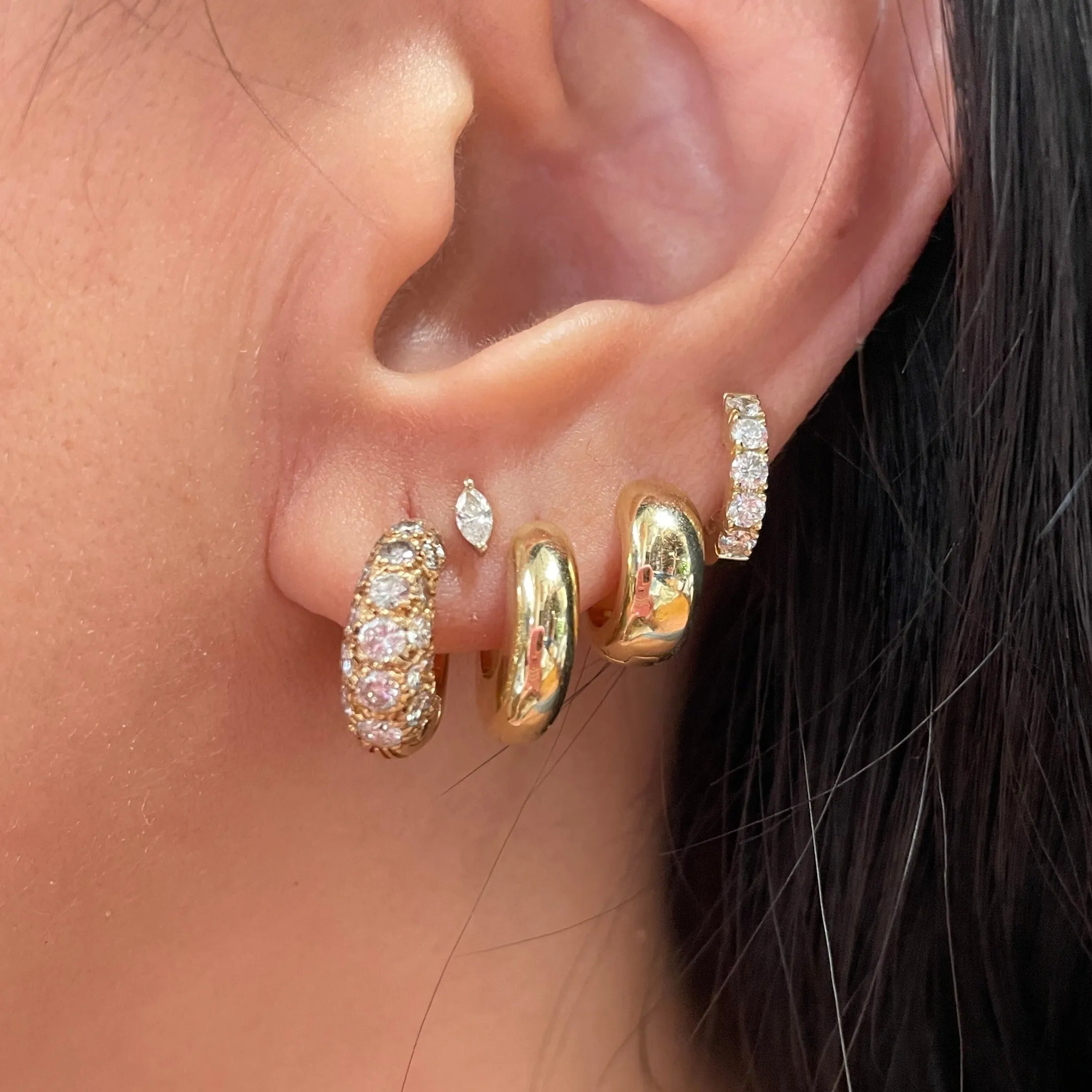 EVERYDAY CHUBBY Huggie Earrings
