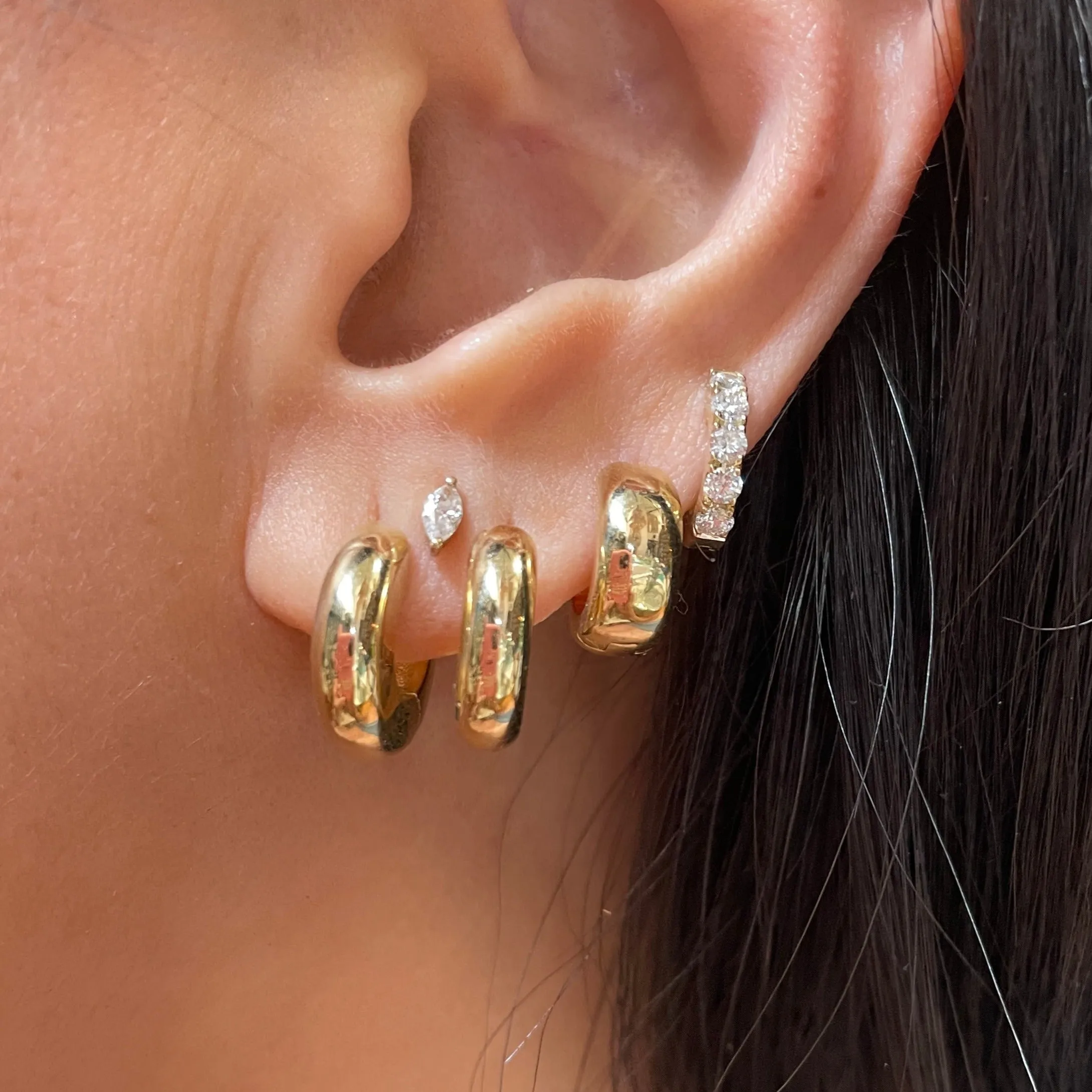 EVERYDAY CHUBBY Huggie Earrings
