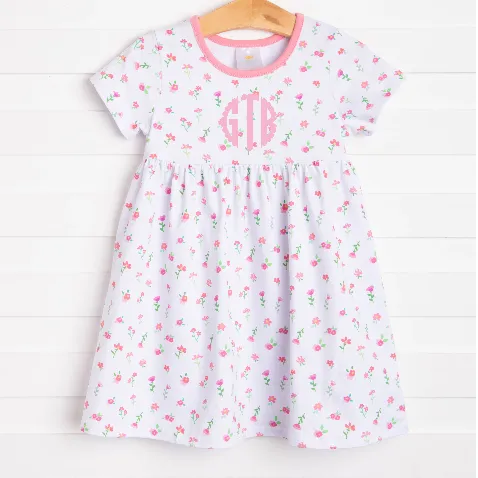 Everything's Coming Up Roses Dress, Pink