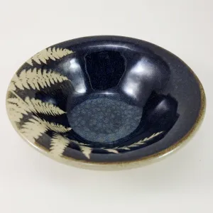 Fern Dark Small Bowl by Kaleidoscope Pottery