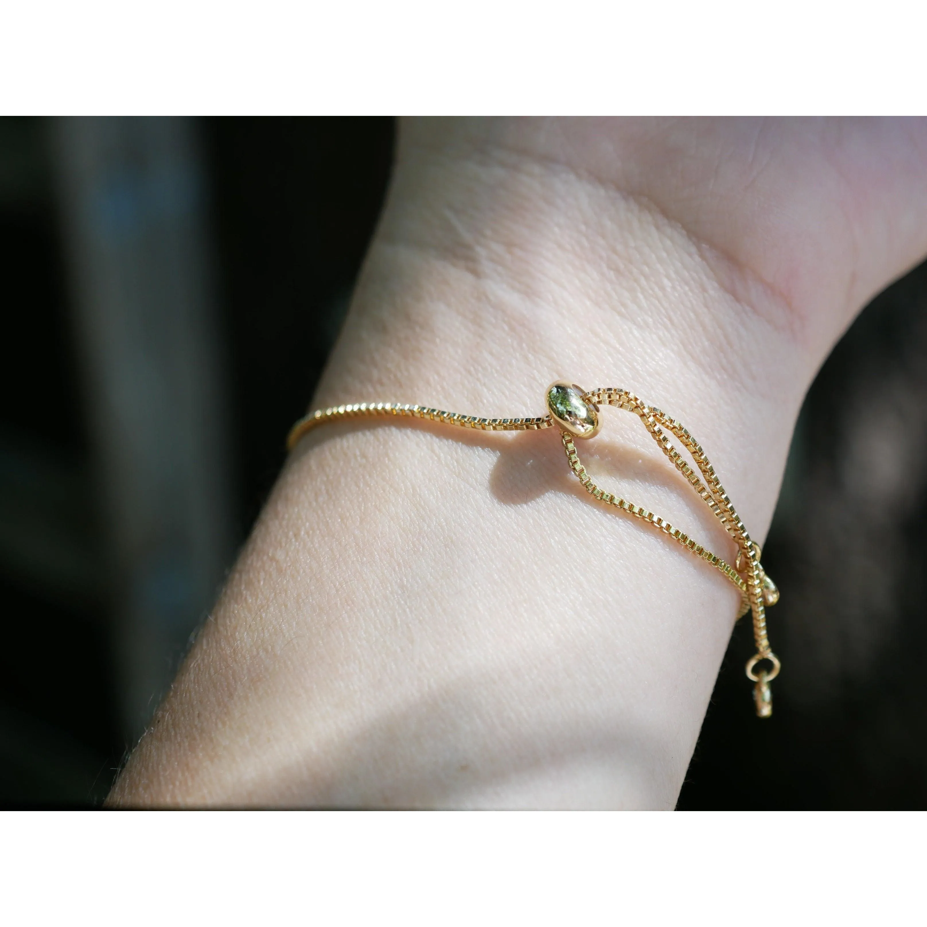 Fern Leaf Hexagon Bracelet
