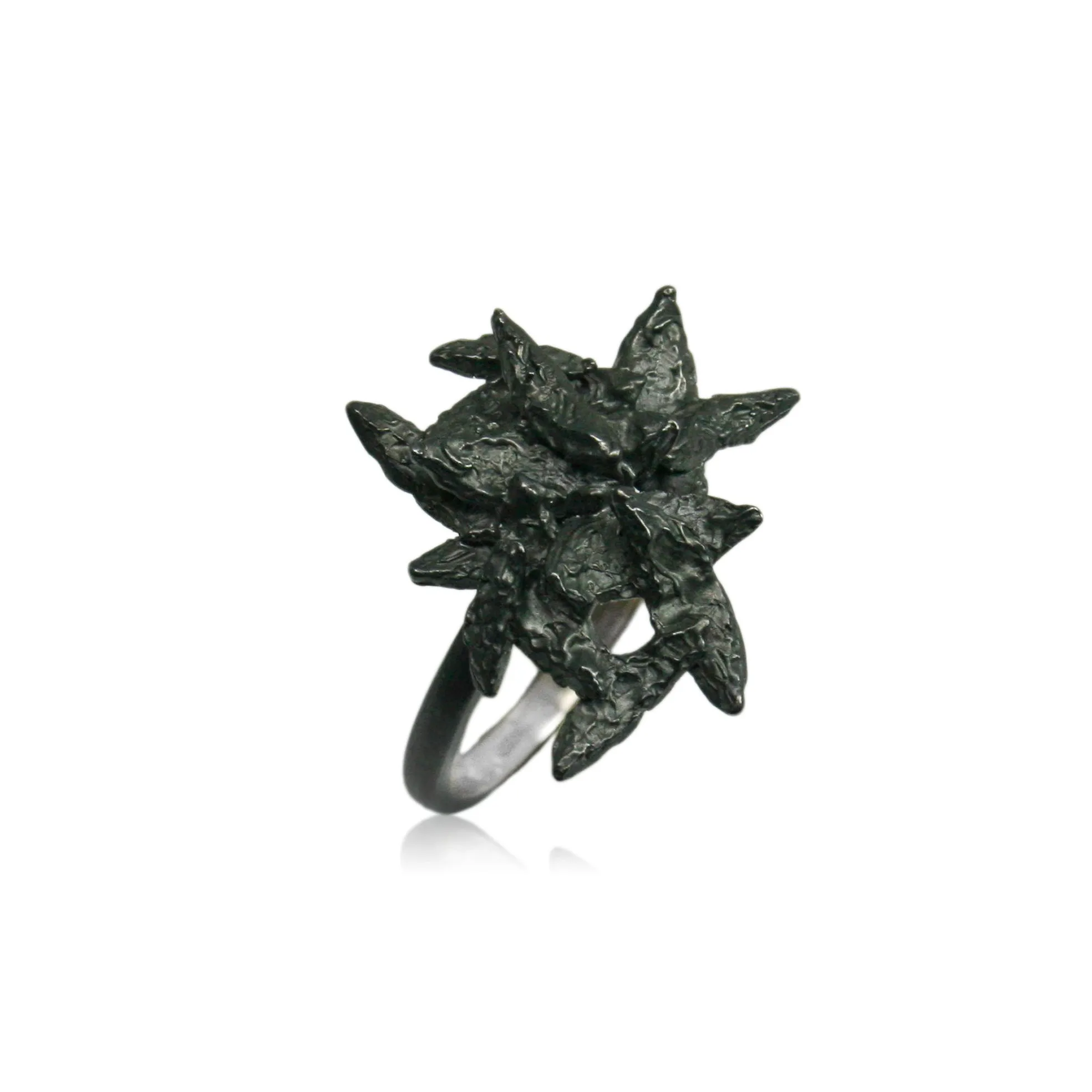 Flake Ring Black