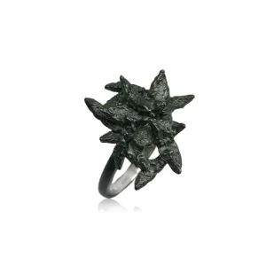 Flake Ring Black