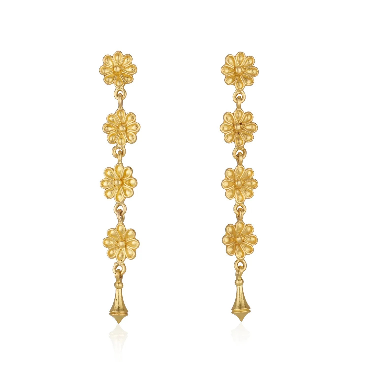 Florentin - Old world inspired Flower Earrings