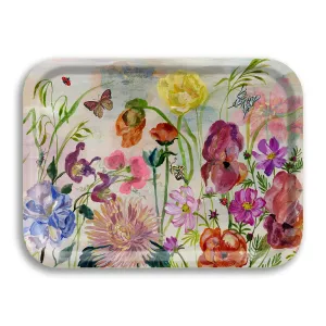 Flowers Small Serving Tray