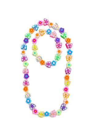 Flutter Flowers Necklace & Bracelet
