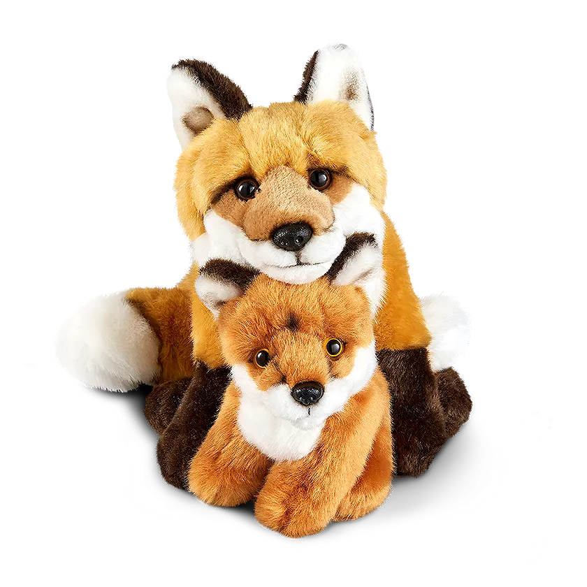 Fox Parent & Cub Set