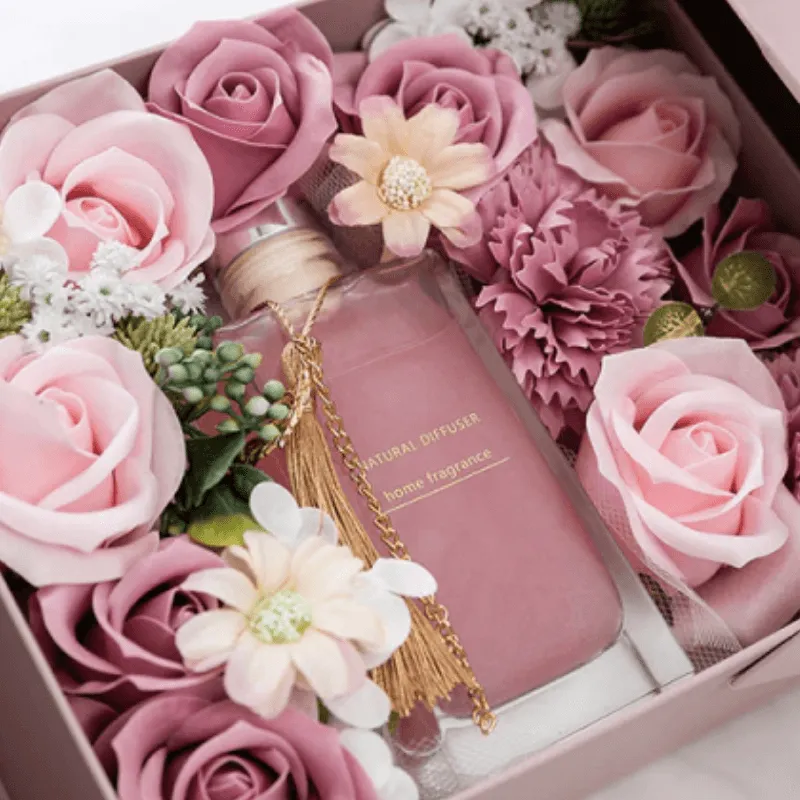 Fragrance Flower Gift Set - Aromatherapy With Floral Fragrance