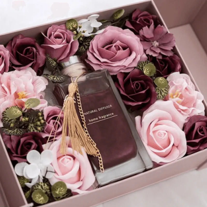 Fragrance Flower Gift Set - Aromatherapy With Floral Fragrance