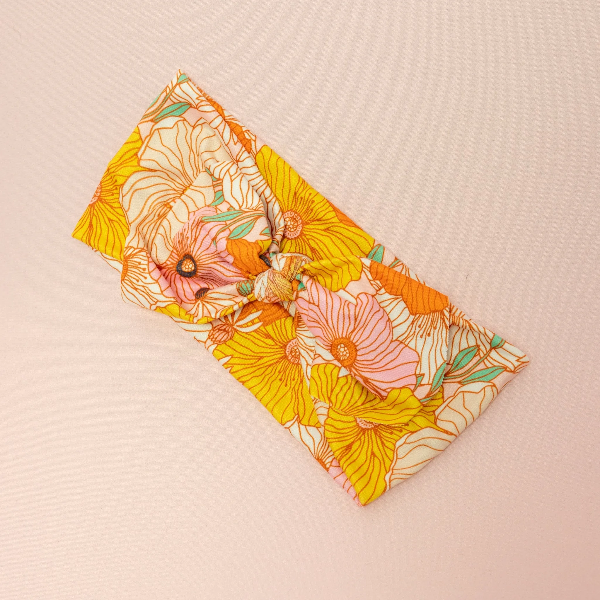 Frances Floral Top Knot Headband