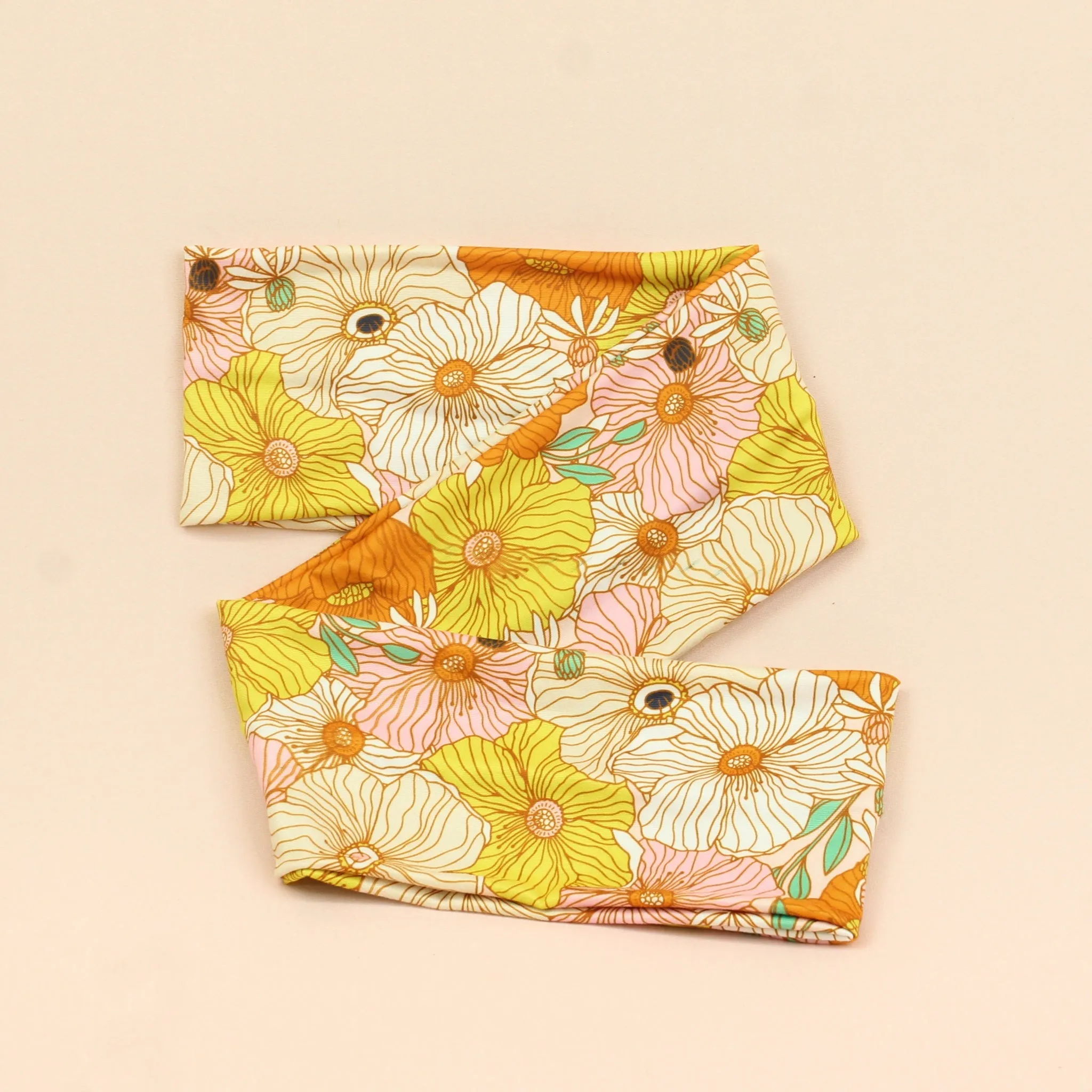 Frances Floral Wrap Headband