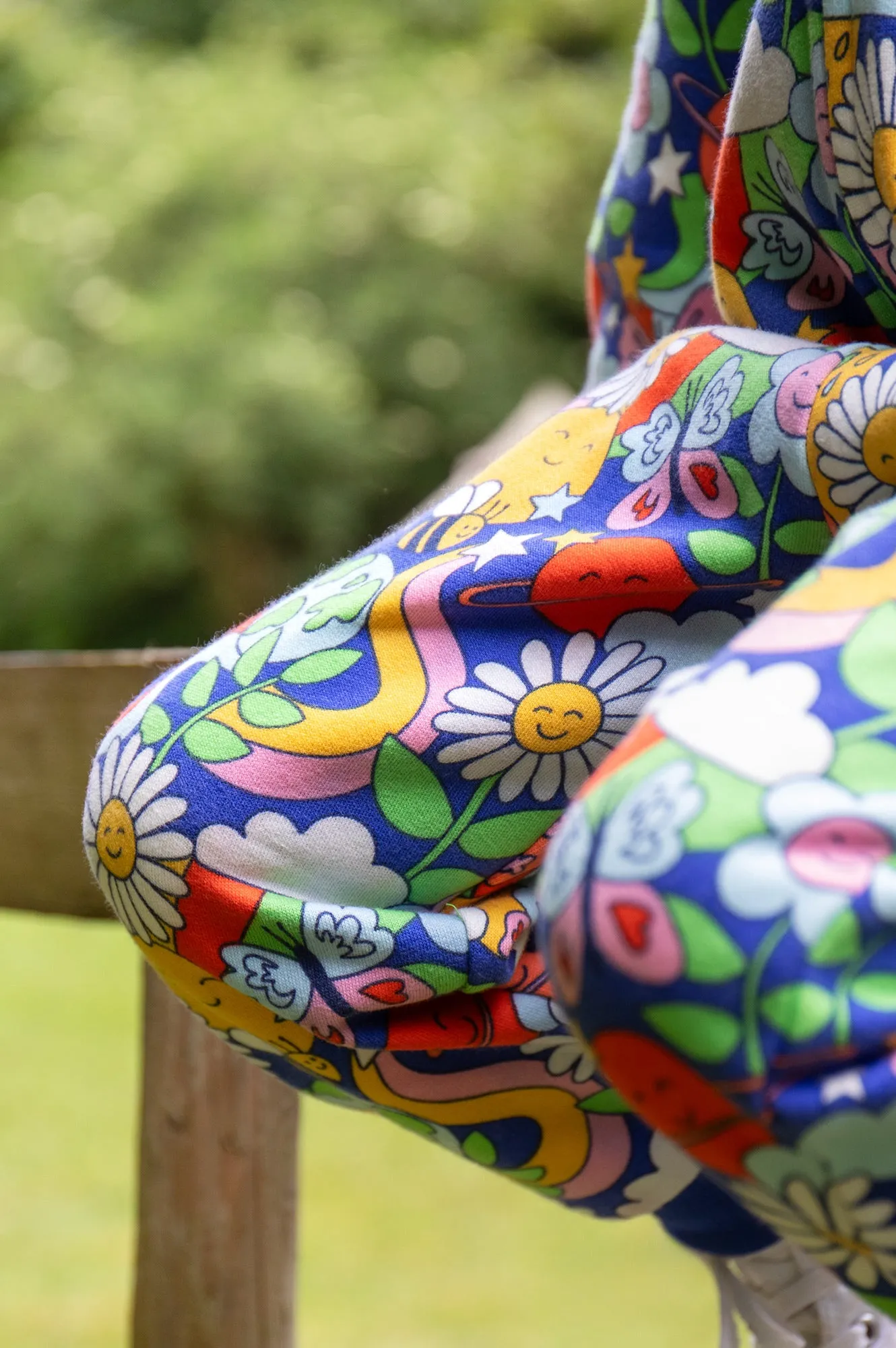 Frugi  Retro Flowers Big Snuggle Suit - Organic Cotton-Children's Clothing
